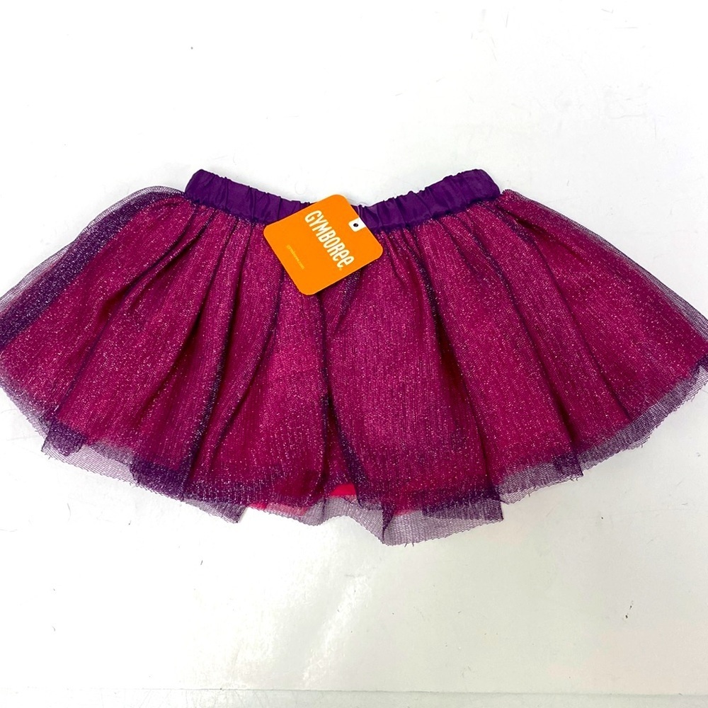 Gymboree Sparkle Tulle Overlayed Tutu Skirt with Diaper Cover